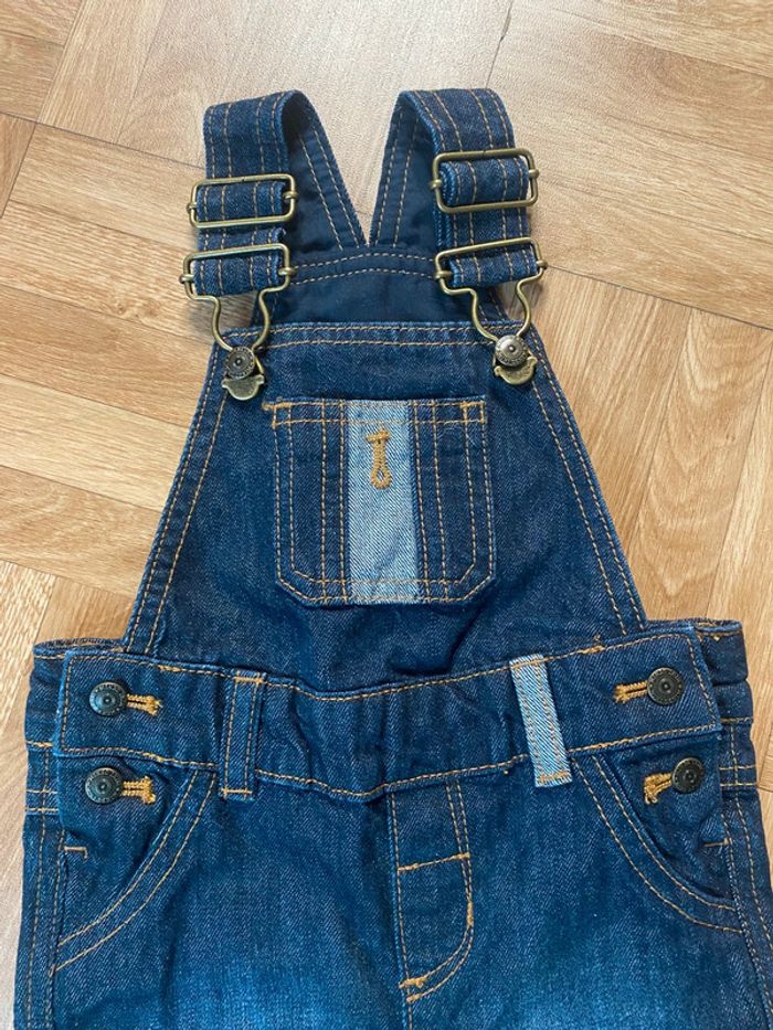 Salopette bleu taille 12 mois Kiabi - photo numéro 3