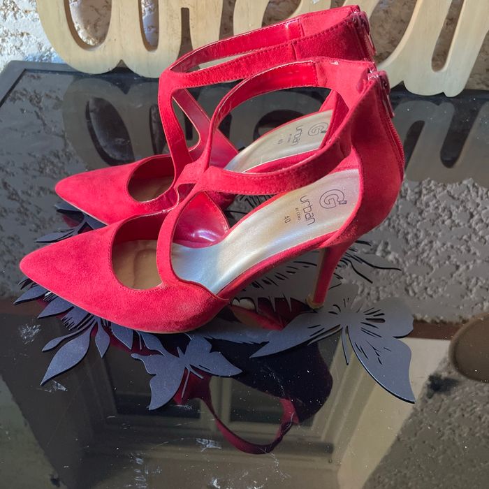 Chaussures femme à talons rouges - photo numéro 4