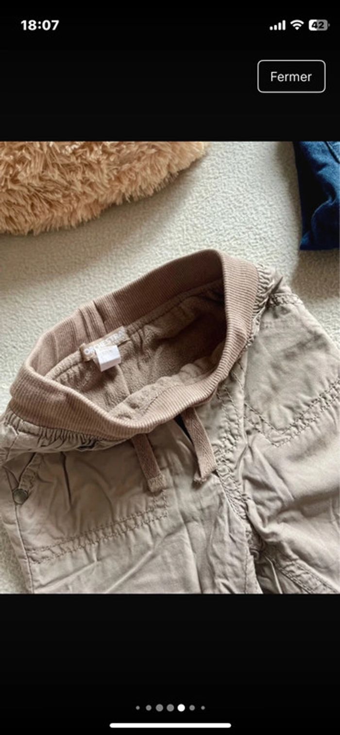 Lot 2 pantalons bébé garçon - photo numéro 5