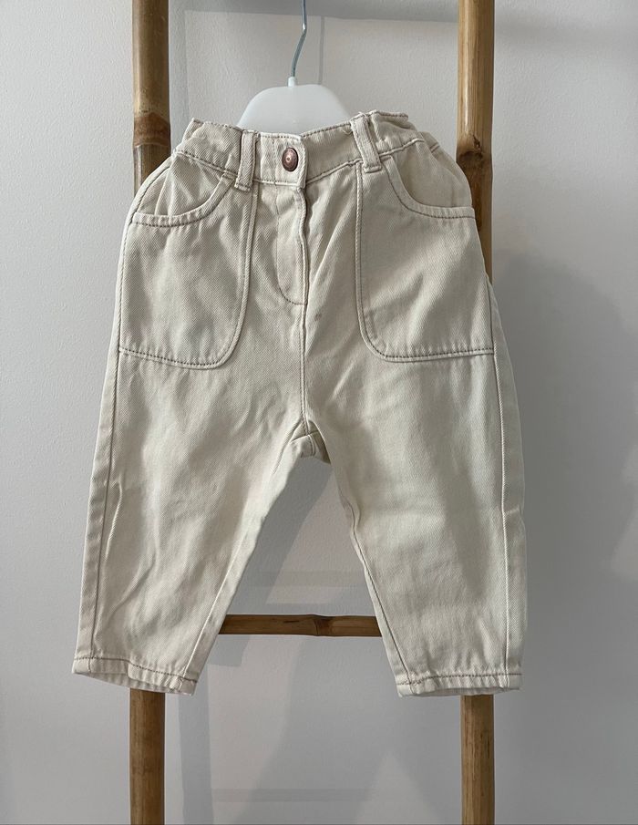 Jean boyfriend beige