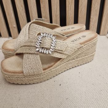 Sandales compensées 