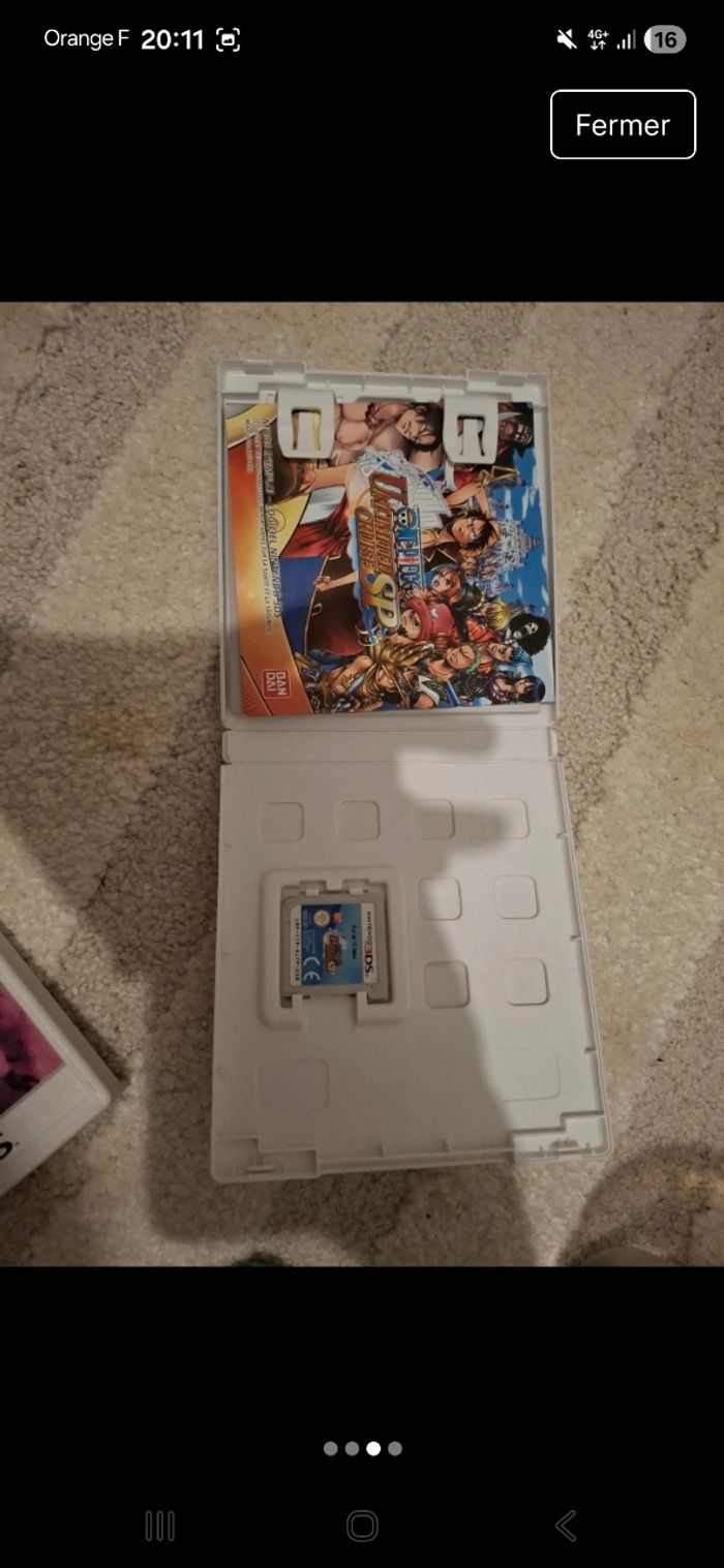 Jeu 3ds one piece unlimited Cruise sp - photo numéro 3