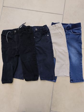 Lot 4 pantalons