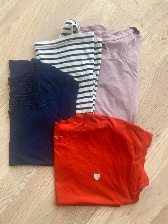 Lot de 4 teeshirt et débardeur XS-S