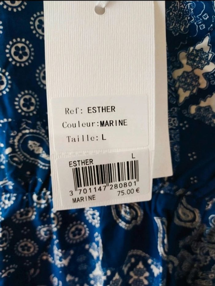 Robe bleu Grace &mila taille L soit 40/42 - photo numéro 4