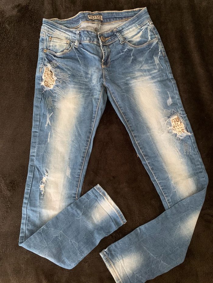 Lot de 2 jeans femme Tailke 38 - photo numéro 2