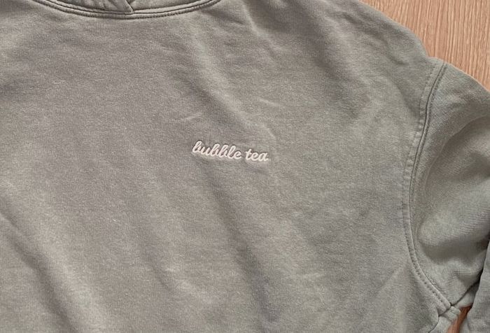 Sweat uni vert Taille L - photo numéro 2