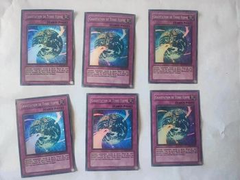 6 cartes Yu-Gi-Oh! Gravitation de terre ferme pp02-fr013