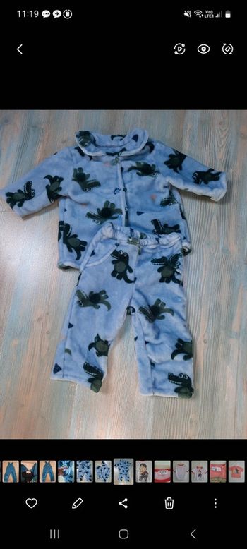 Pyjama polaire 12-18 mois