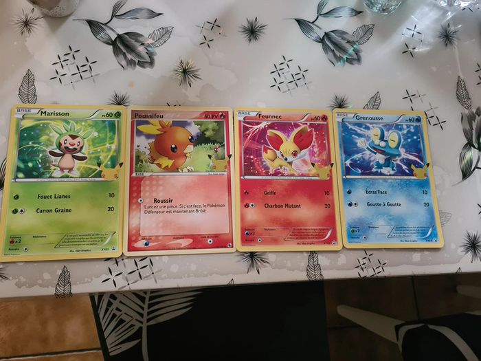 Lot de cartes pokemons neuves jumbo 25ans