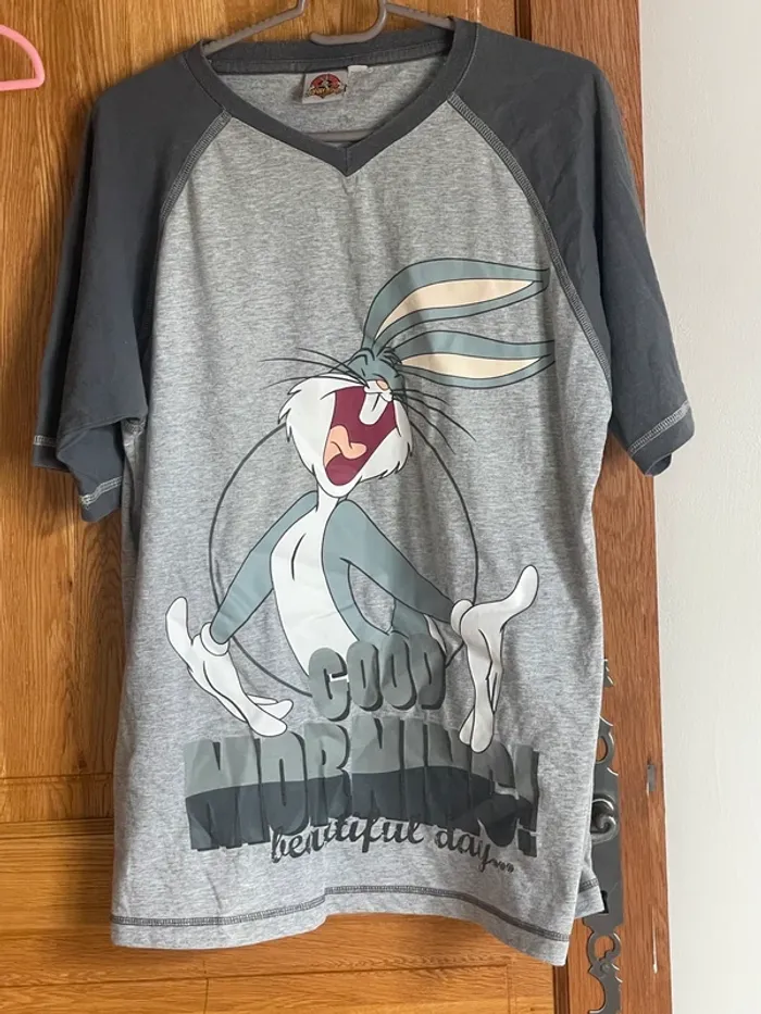 T-shirt pyjama bugs bunny