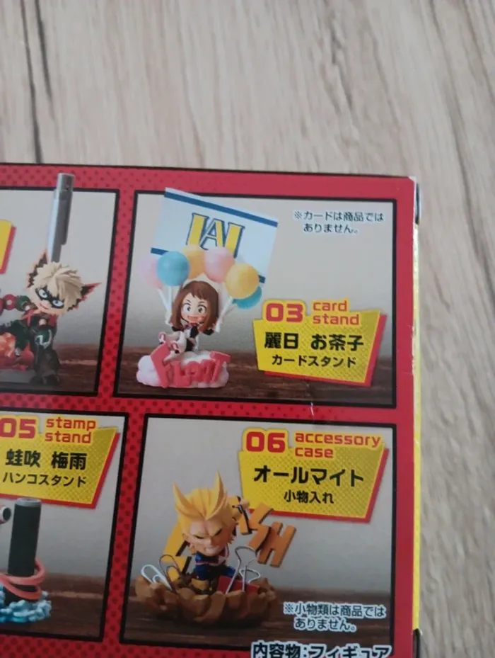 Figurine porte carte ochaco my hero academia mha - photo numéro 3