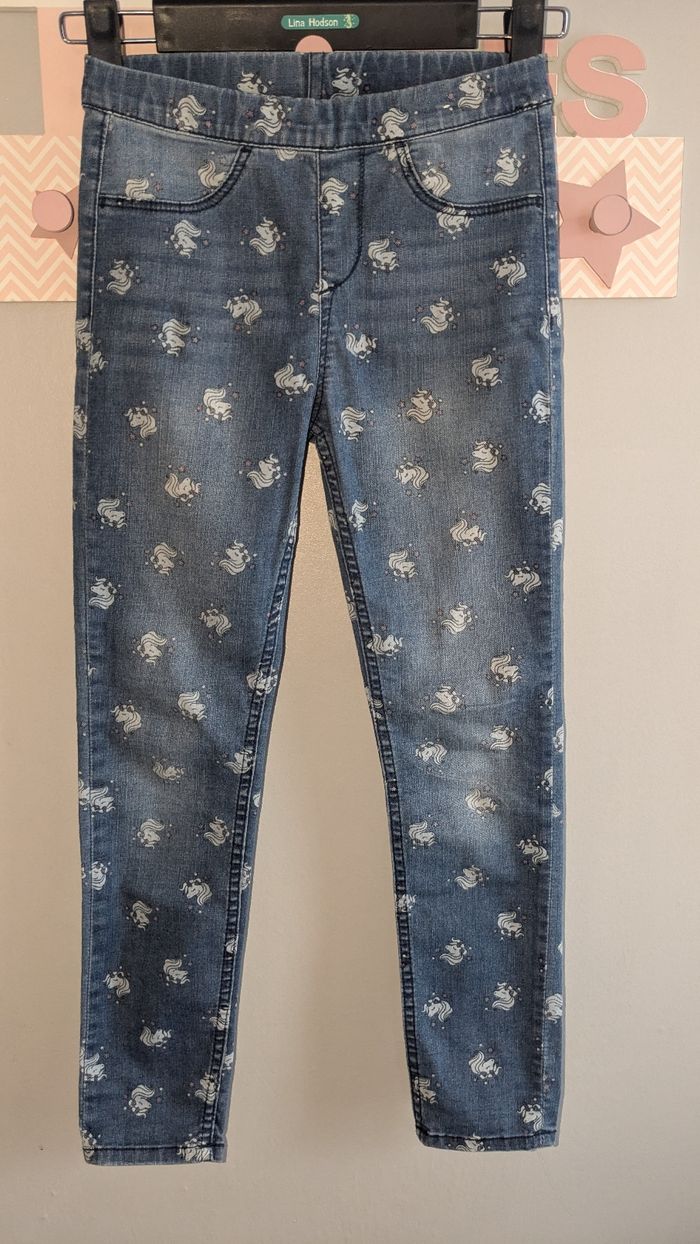 Legging motif licorne taille 8/9 ans - photo numéro 2