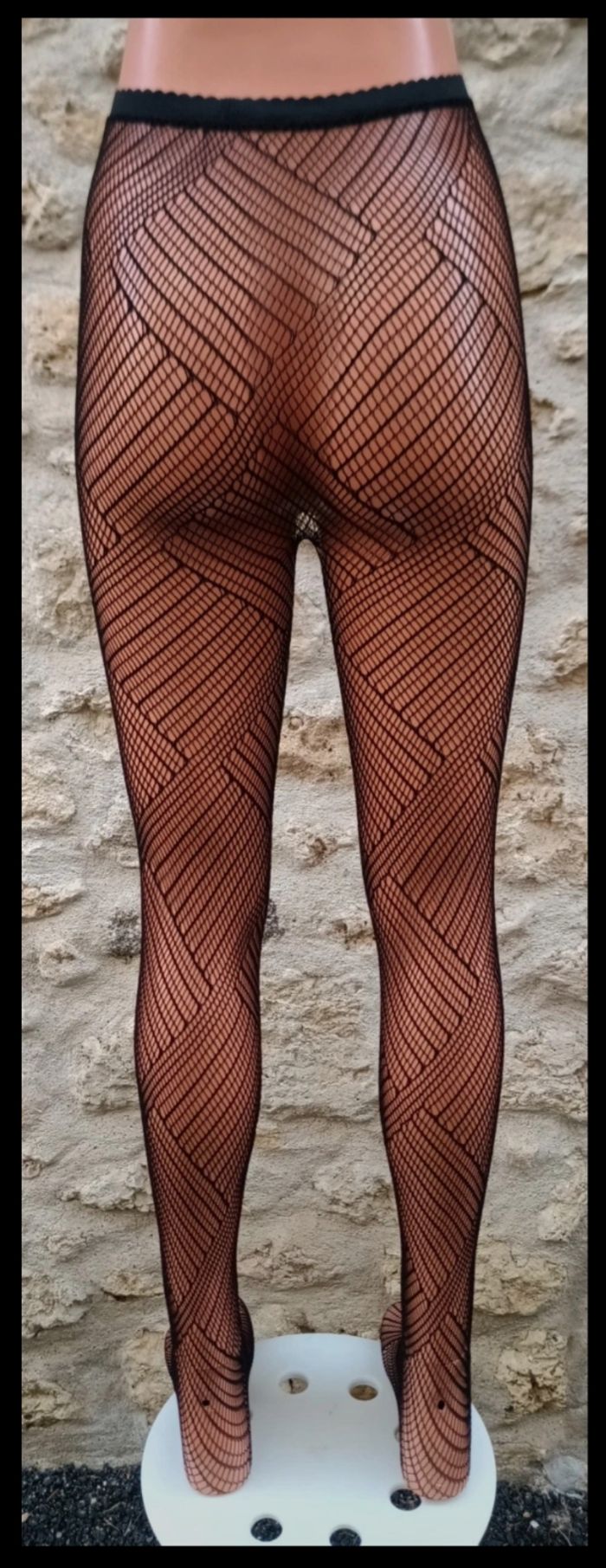 Collant résille motif fantaisie - photo numéro 3