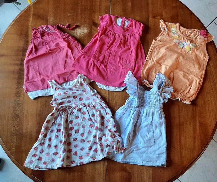 Lot de 17 vêtements fille,été, 12 mois - photo numéro 3