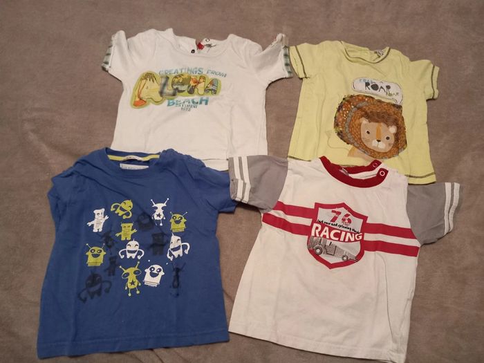 T-Shirts Manches Courtes Taille 18 mois - photo numéro 2