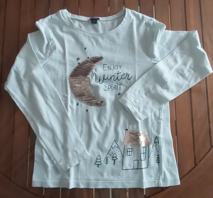 T-shirt manches longues kiabi 10ans