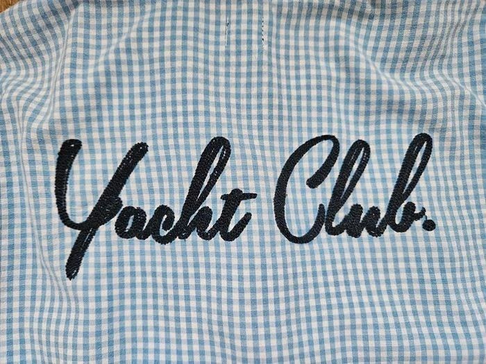 Chemise manches courtes vichy bleu clair et blanche Terre de marins 6 ans - photo numéro 9