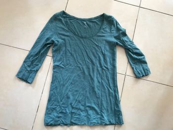 Tee shirt long manches 3/4 taille S