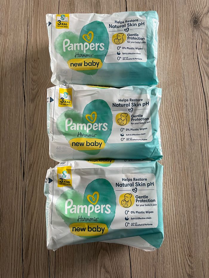 Lingettes Pampers Harmonie New Baby