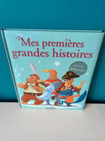 Livre mes premières grandes histoires pour les garçons