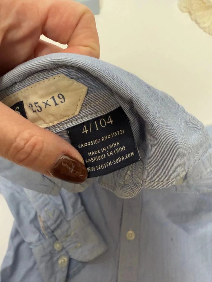 Chemise Scotch & Soda garçon taille 4 ans - photo numéro 3