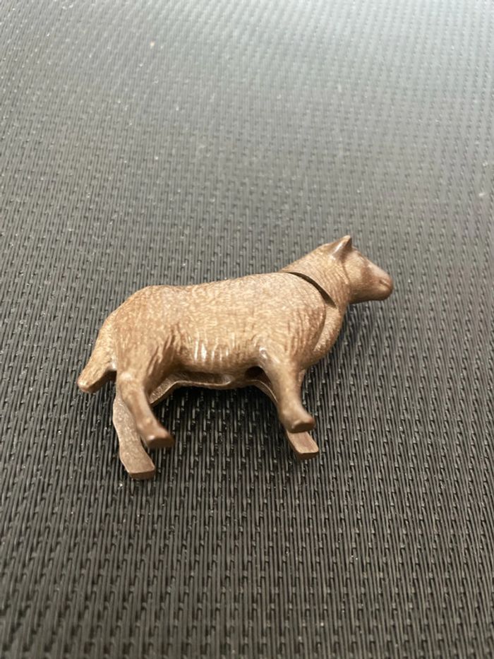 Playmobil lot 2 figurines moutons 1 marron + 1 blanc animaux de la ferme arche de Noé - photo numéro 6