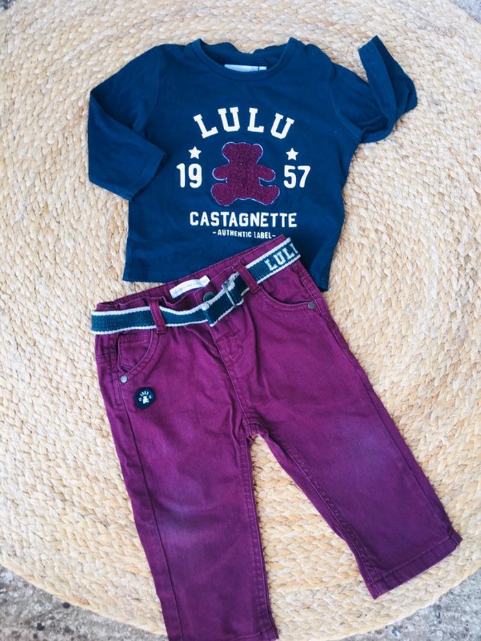 Ensemble lulu castagnette 12mois