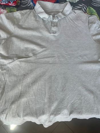 Lot polo homme grande taille gris