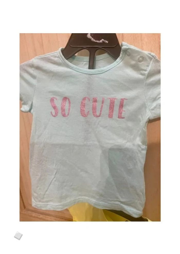 Lot t-shirt manches courtes été - 6 mois - photo numéro 2