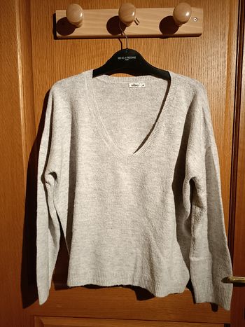 Pull gris clair