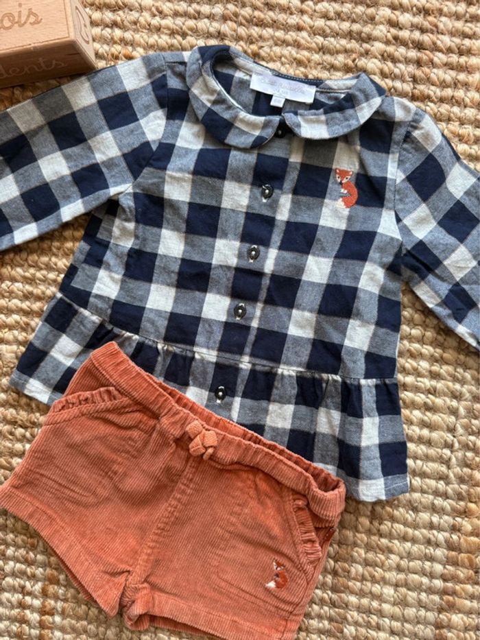 Ensemble Cadet Rousselle 6mois / 68cm - photo numéro 2