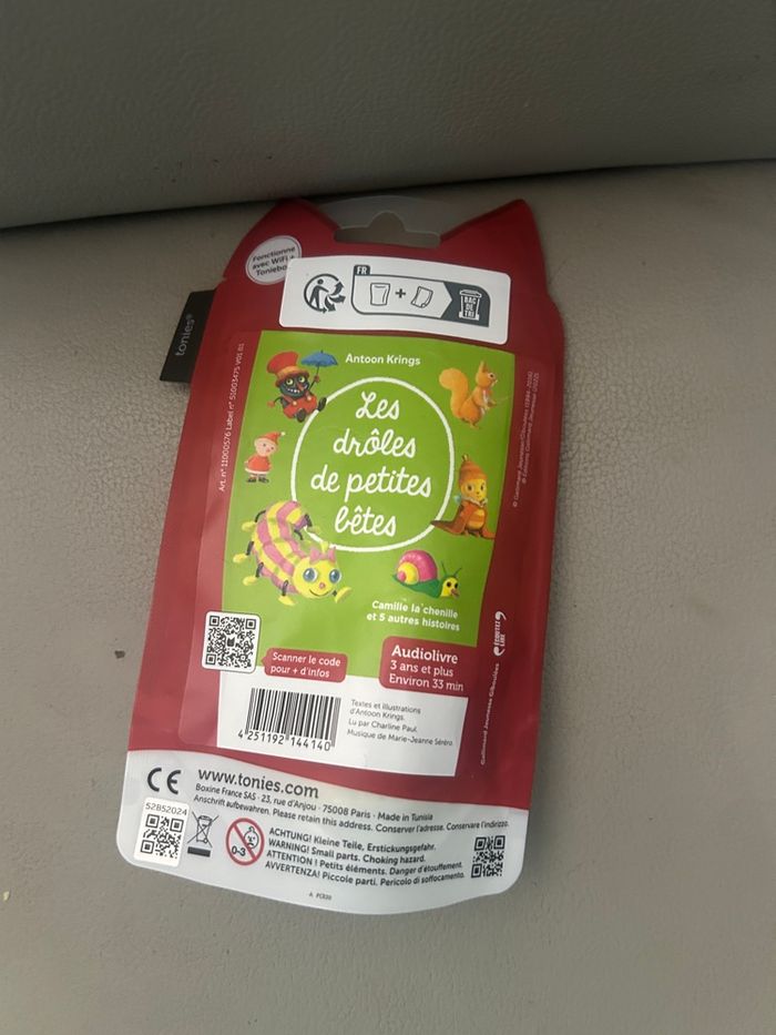 Figurine tonies les drôles de petites bêtes Camille la chenille neuve pour toniebox - photo numéro 2