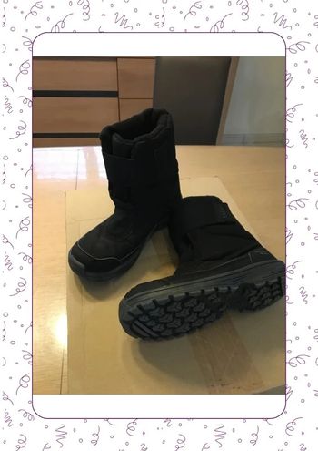 Bottes de neige quechua noires
