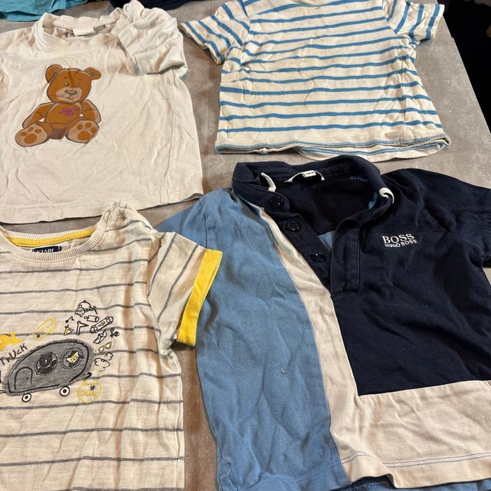 Lot 10 t-shirts 12 mois - photo numéro 3