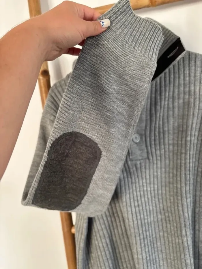 Pull gris taille L - photo numéro 5