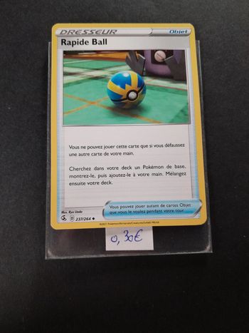 Carte Pokémon Rapide Ball 237/264