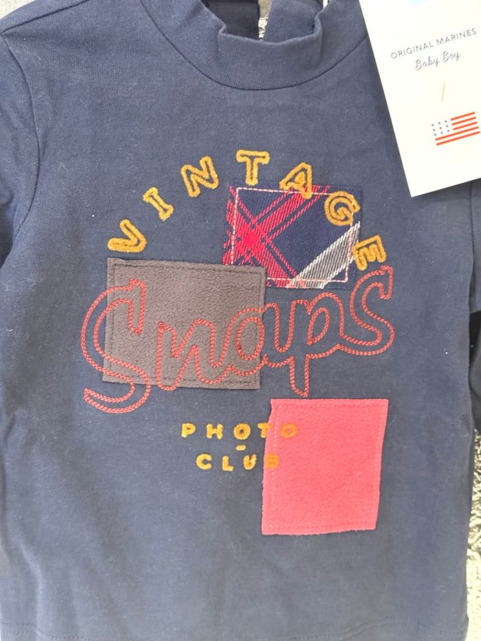 T-shirt Original Marines T6-9 mois - photo numéro 2