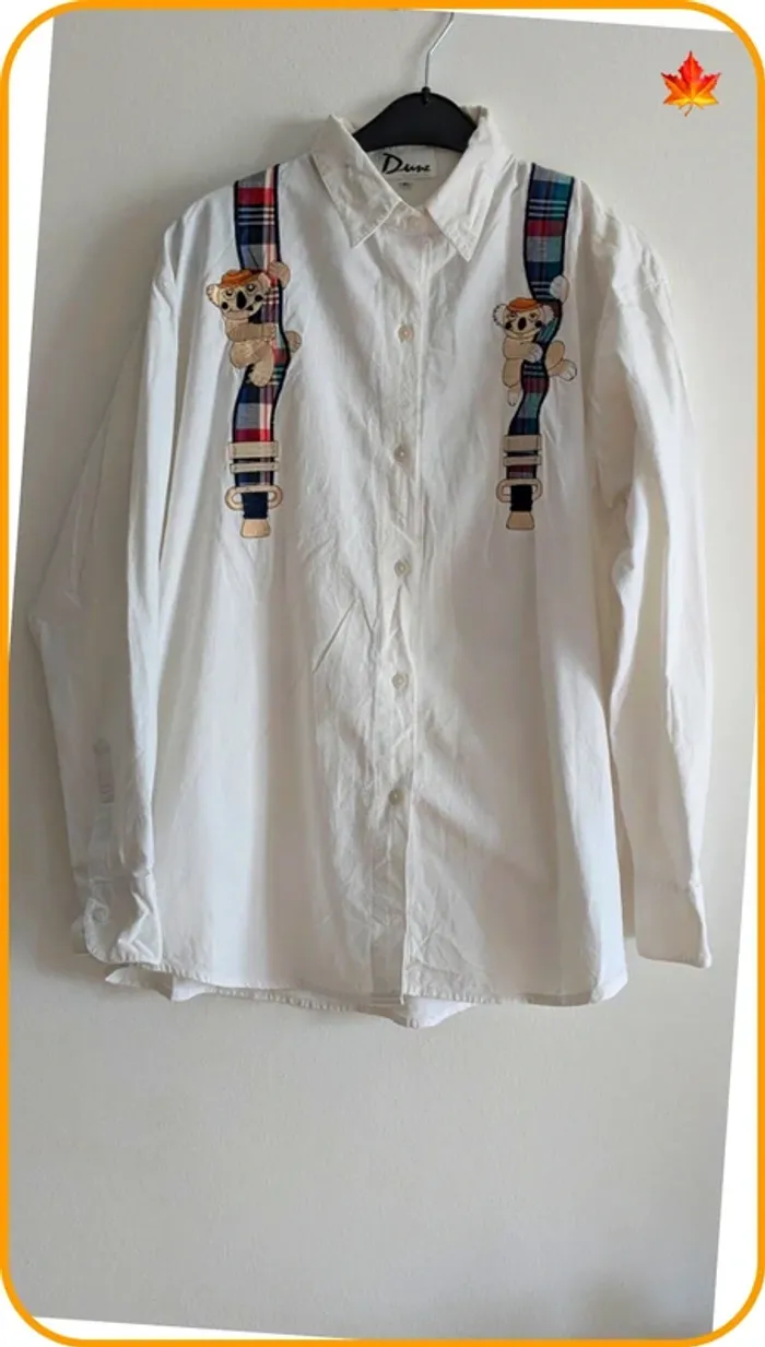 Chemise vintage  femme Dune XL