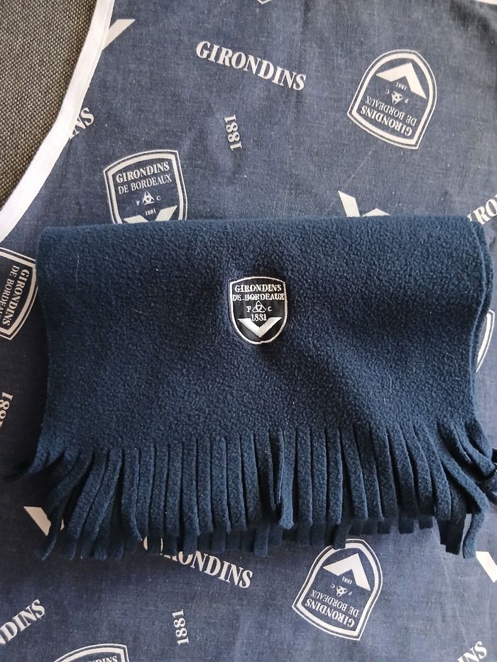 Écharpe enfant girondins de Bordeaux et tablier de cuisine girondins de bordeaux - photo numéro 4