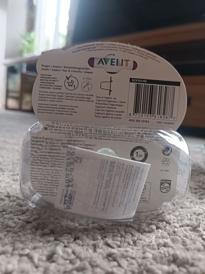 Lot Philips AVENT – Tétines Taille 4 + Sucette Nouveau-né – Neuf – - photo numéro 8
