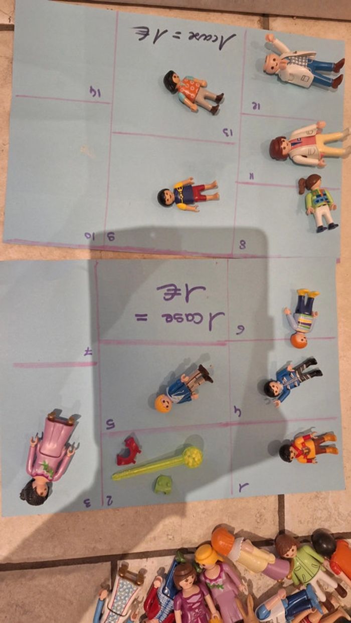 Lot enfant personnage playmobil