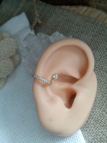 Clip oreille zircon