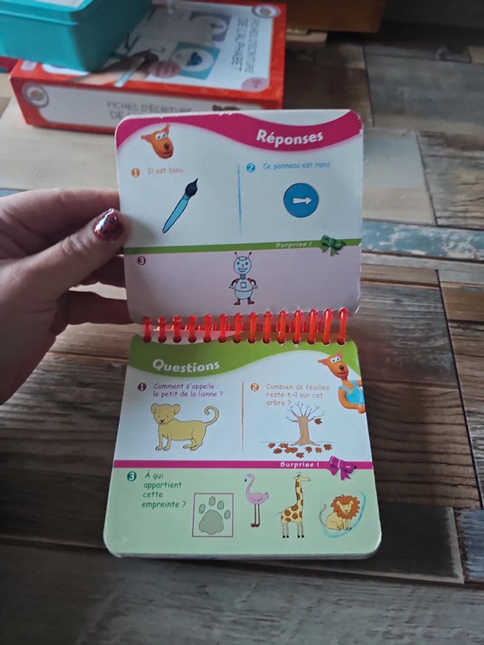 Livre spirale questions pour réviser de la PS à ma MS de maternelle - photo numéro 2