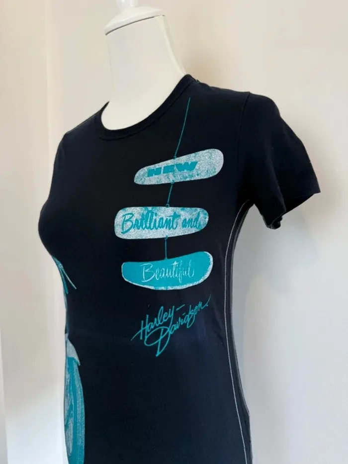 T-shirt Harley Davidson femme Limited Edition taille M - photo numéro 3
