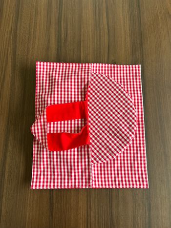 Ensemble sac à tarte et charlotte couvre-plat 