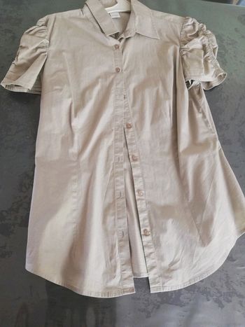 Chemisier beige camaïeu