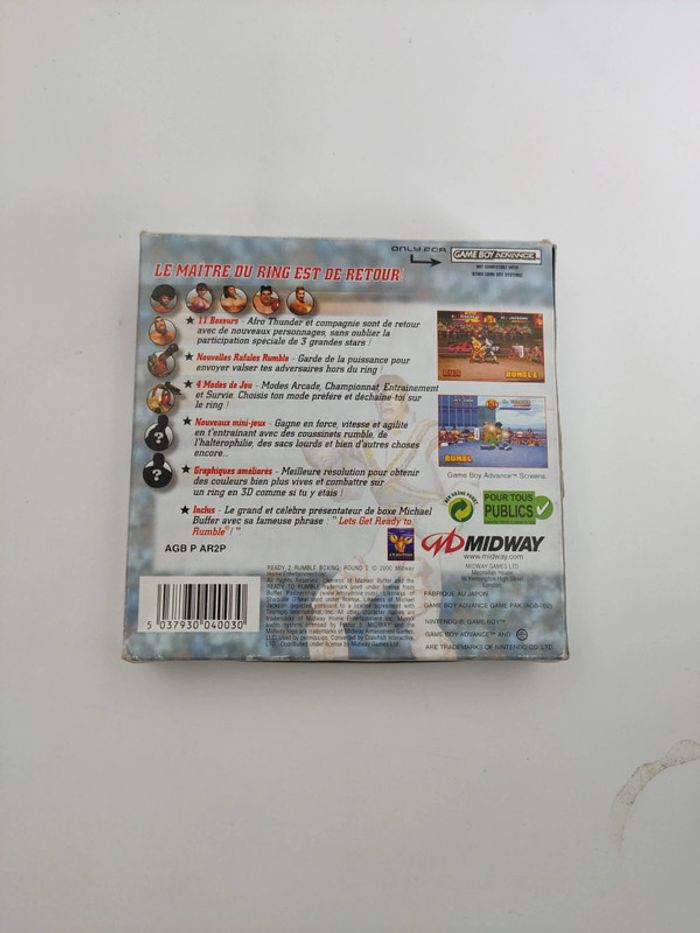 Ready 2 Rumble Boxing Round 2 - fra Nintendo GameBoy Advance GBA - Complet - photo numéro 9