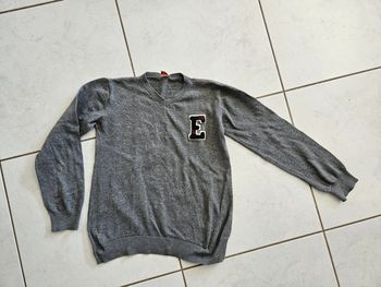 Pull col V garçon Tao 12 ans u28