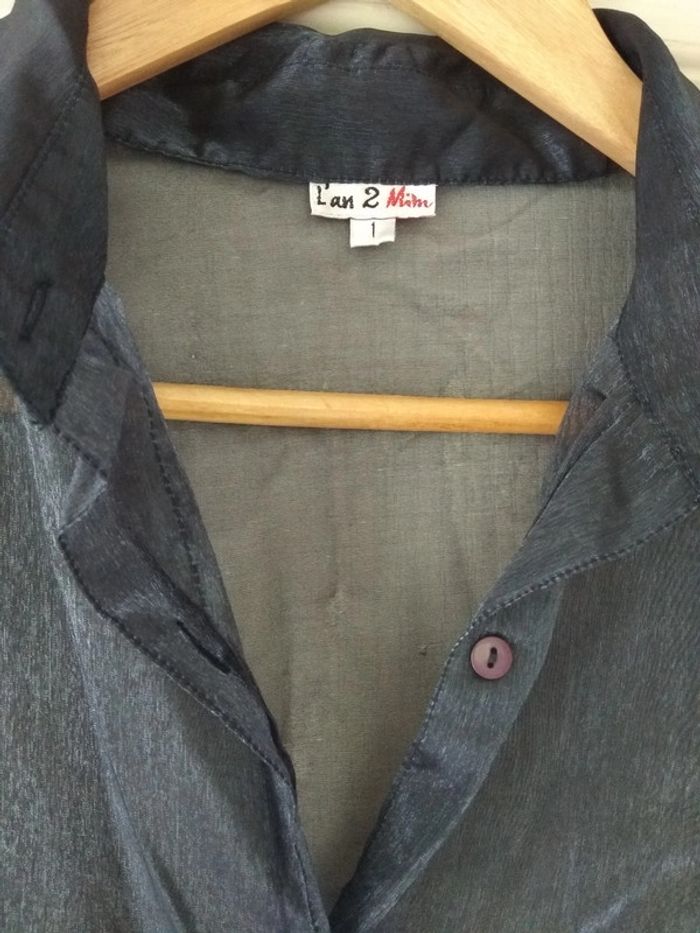 Chemise tulle transparente T36 - photo numéro 4